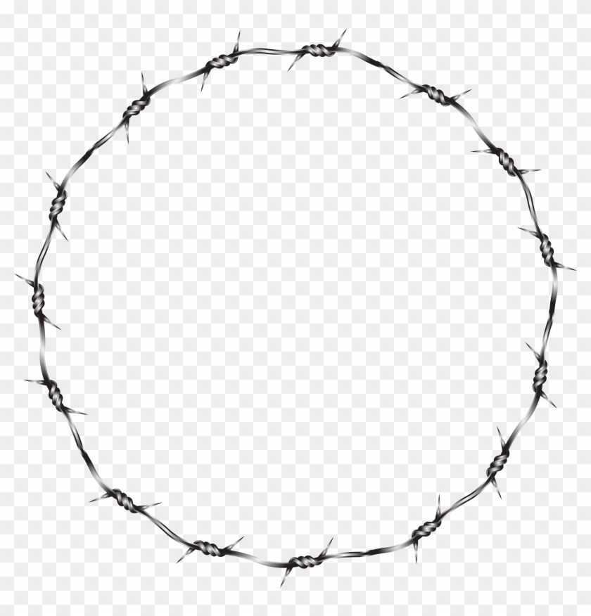28 Collection Of Barbed Wire Clipart Border - Png Download