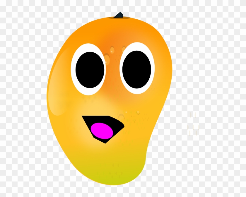 Happy Mango Svg Clip Arts 522 X 593 Px - Png Download #522309