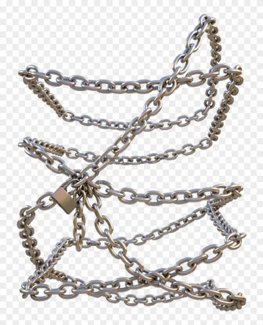 Chains Chain Lock Locks Metal Steel Heavy Locked Locked - Chains Tumblr Transparent Clipart