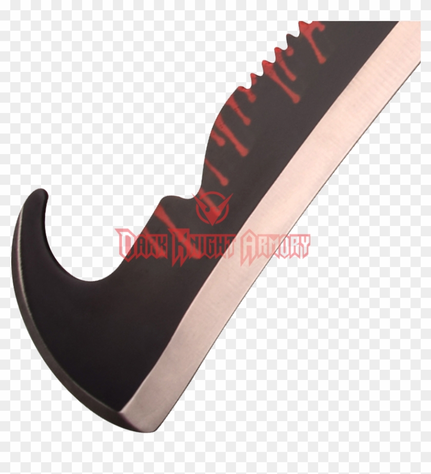 Blood Drip Hooked Fantasy Short Sword - Rake Clipart #522711