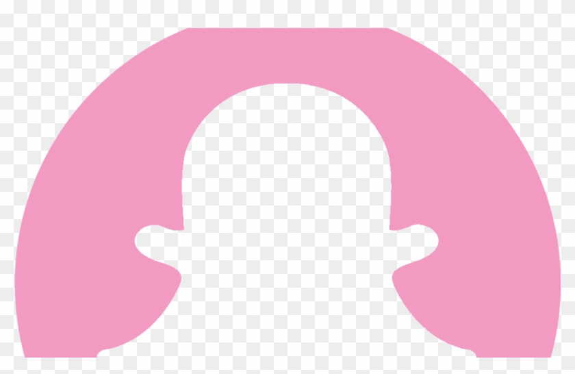 Snapchat Logo Transparent Background - Pink Snapchat Logo Png Clipart #522790