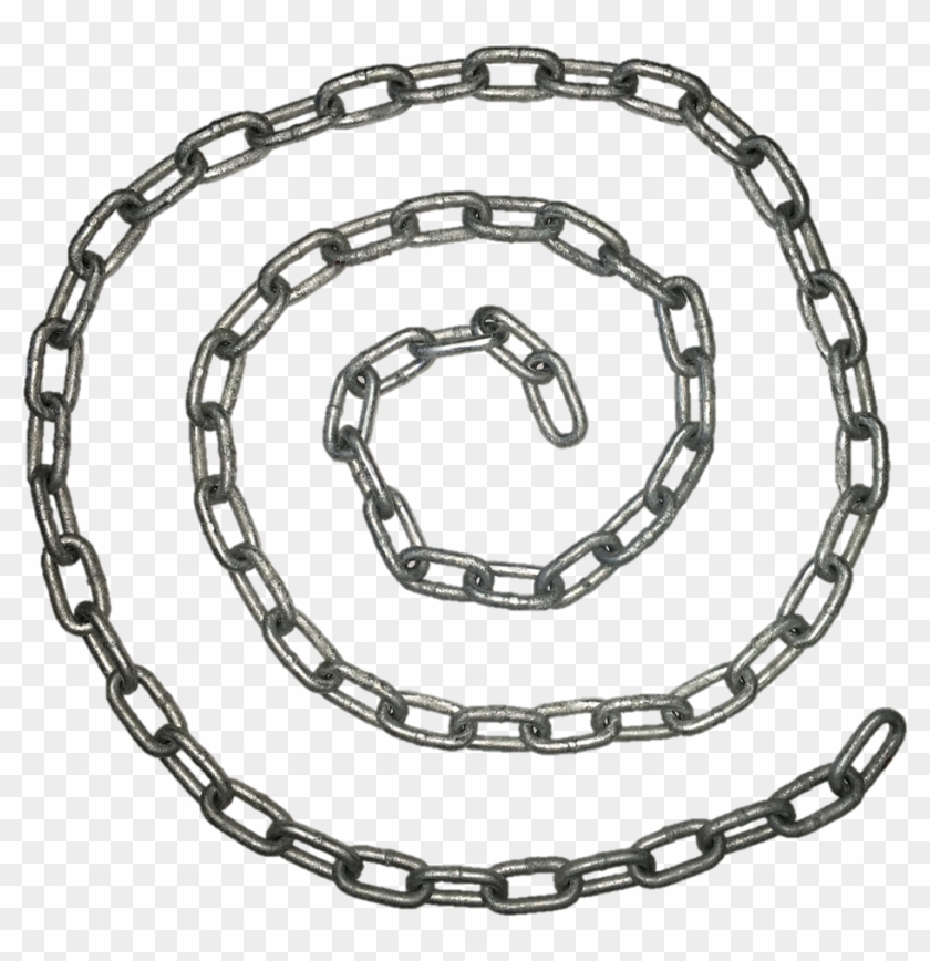 1/4 X 80" Galvanized Chains - Old Smith Long Belt And Wesson Cuff Clipart
