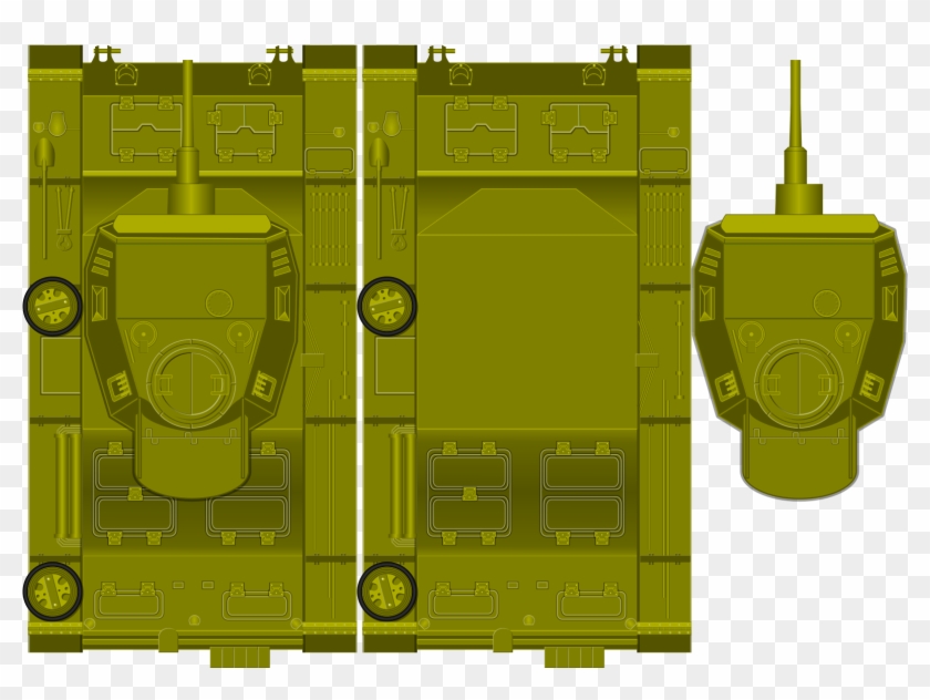 Tank - Top View Tank Transparent Clipart #522965