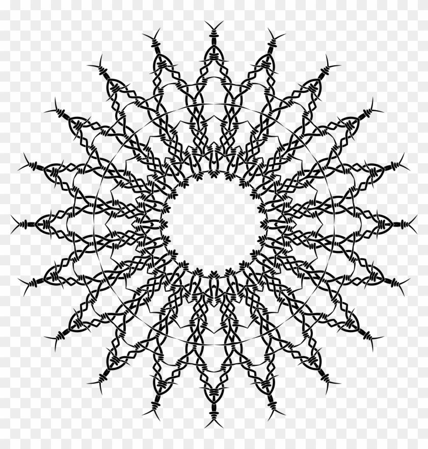 This Free Icons Png Design Of Barbed Wire Ornament Clipart