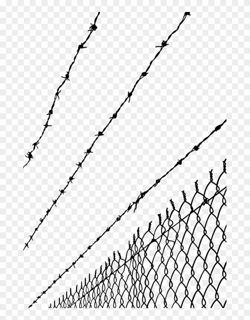 Clip Black And White Library Wire Fence Stock Photography - Pepsi Sign - Png Download