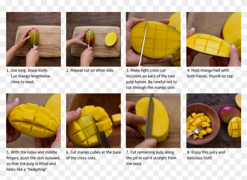 07 17 13 How To Cut A Mango - Cut And Eat Mango Clipart