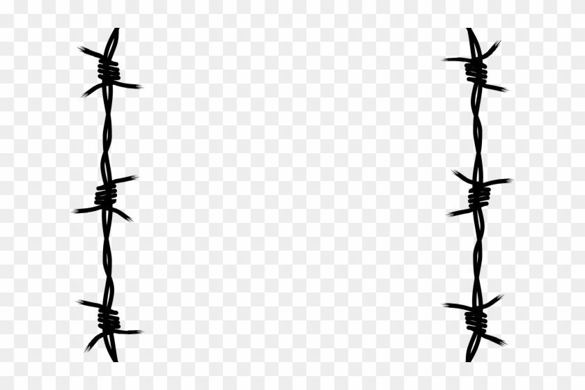 Barbed Wire Clipart Concertina Wire - Line Clip Art Barbed Wire Transparent - Png Download #523241