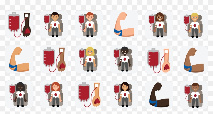 Blood Clipart Blood Bank - Blood Donor Emoji - Png Download #523605