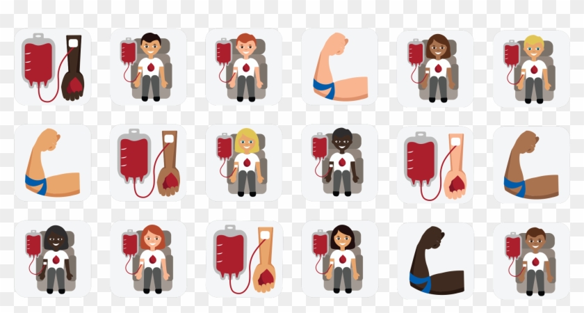 Blood Clipart Blood Bank - Blood Donor Emoji - Png Download