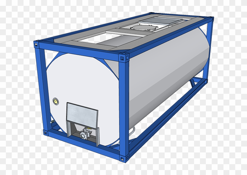 Tank20ft Schuinvoor - Enclosure Clipart