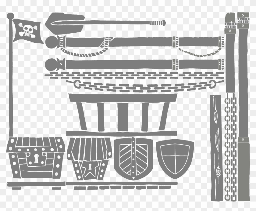 And Chains - Canoe Clipart