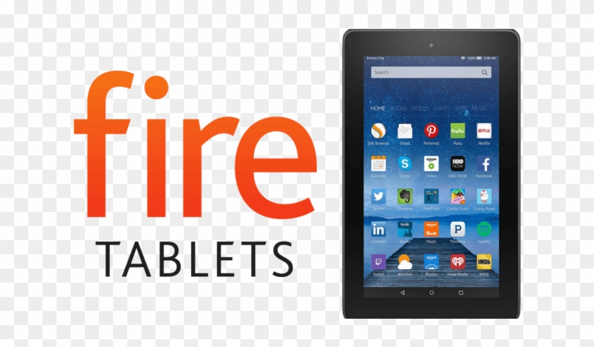 Amazon Fire Hd 8 Tablet - Fire Tablet Clipart #523823