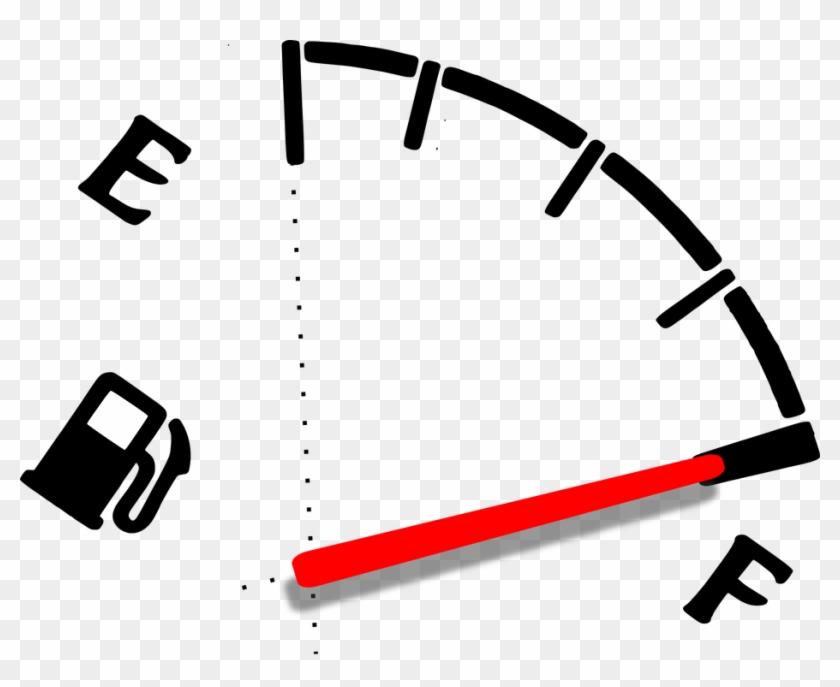 Fuel Gauge Gasoline - Full Gas Tank Png Clipart