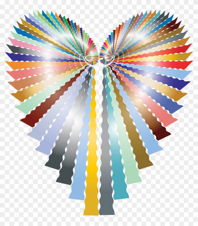 This Free Icons Png Design Of Prismatic Abstract Heart Clipart
