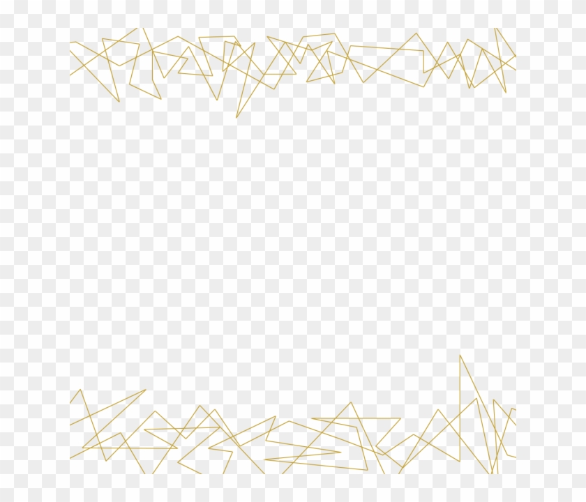 Golden Abstract Frame Vector - اطار تخرج Png Clipart