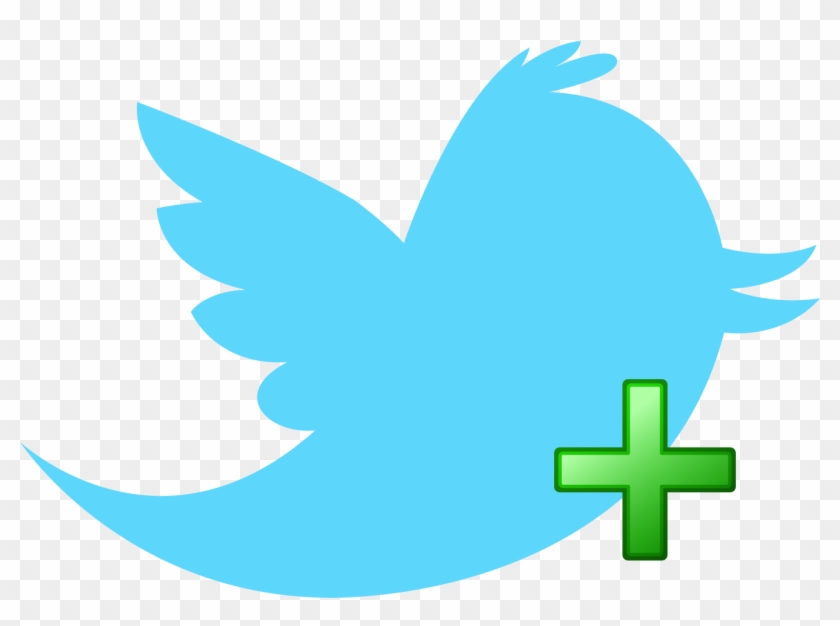 1401403860twitter Logo Plus Sign - Twitter Old Logo Clipart