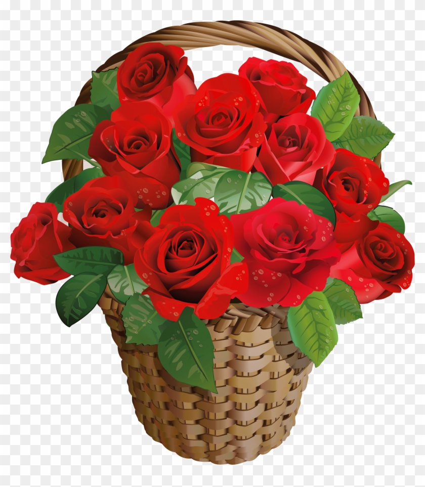 Valentines Day Roses Png Download Image - Bukiety Urodzinowe Z Zyczeniami Clipart