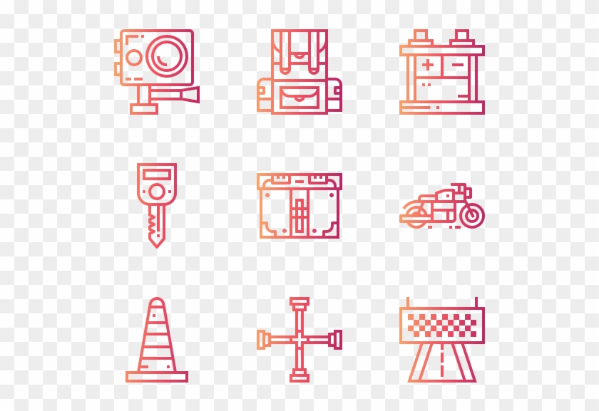 Motorcycle - Cross Clipart