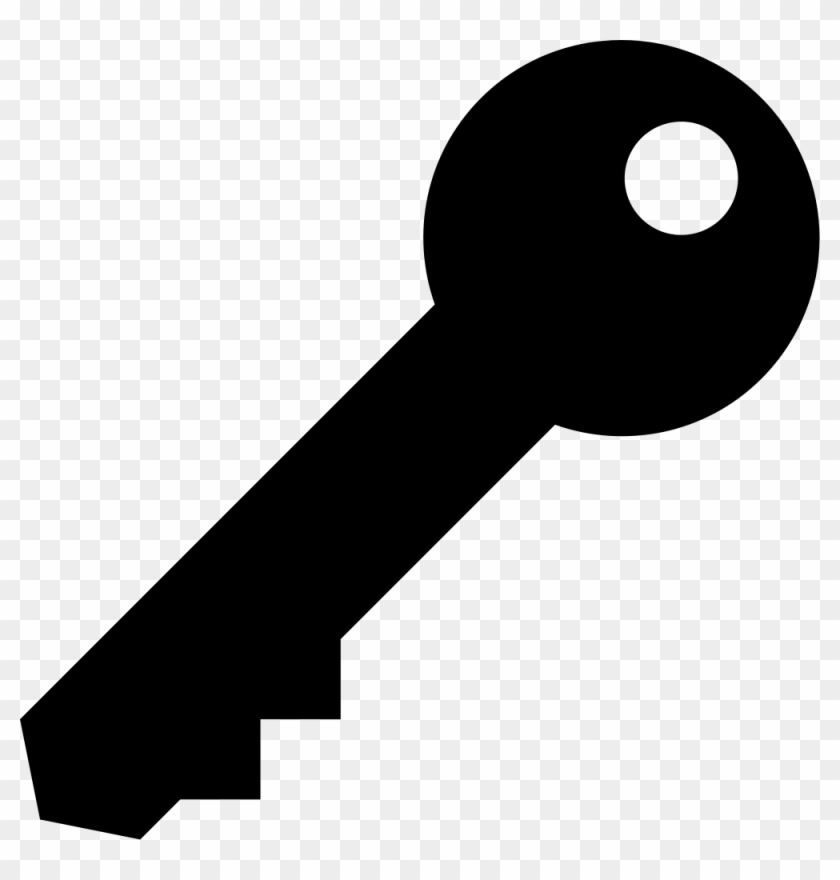 Png Key Shape - Key Icon Vector Png Clipart #524832