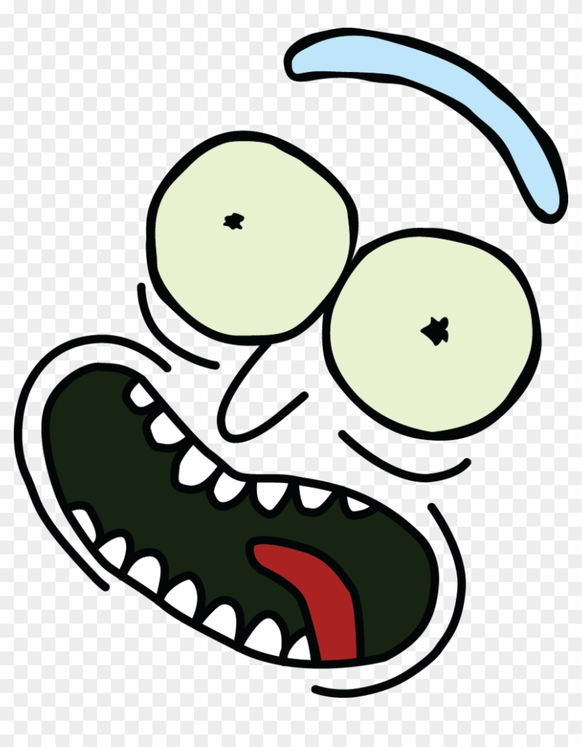 Pickle Rick Face Png Clipart