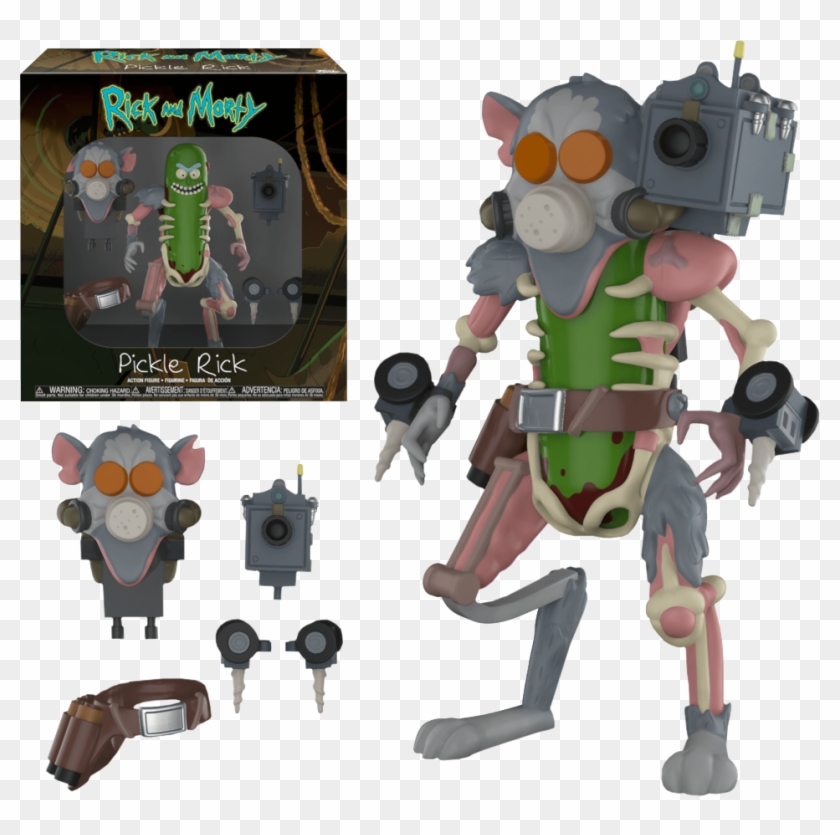 Rick And Morty - Pickle Rick Action Figure Clipart