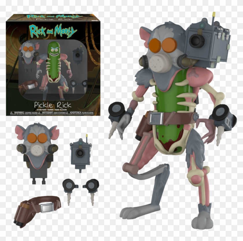 Rick And Morty - Pickle Rick Action Figure Clipart #525245