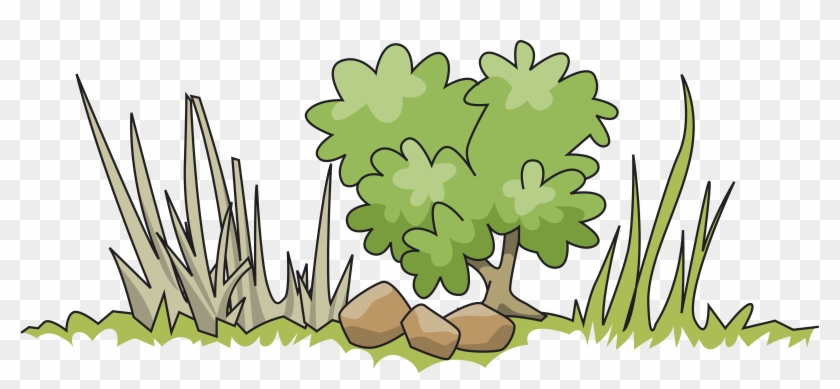 Clipart - Bush Clip Art - Png Download