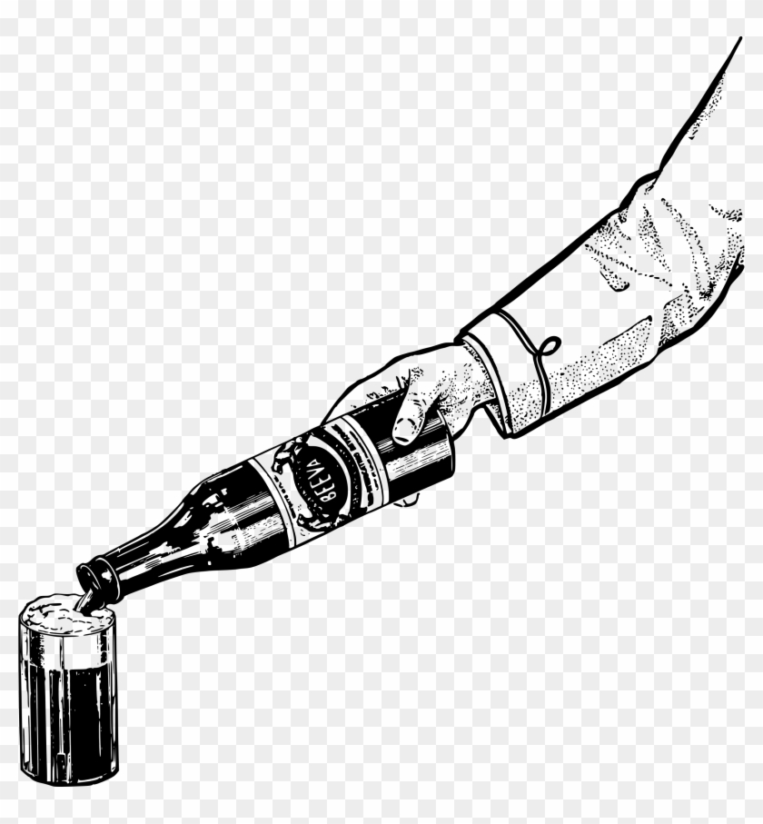 This Free Icons Png Design Of Pouring A Beer Clipart