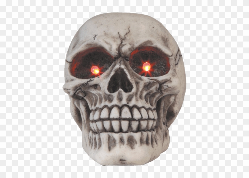 Small Skull With Glowing Eyes - Skull Clipart