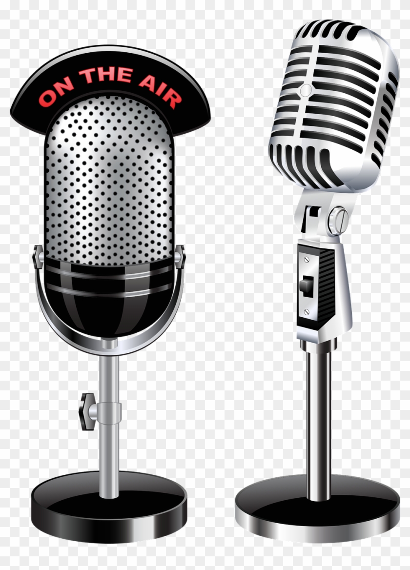 Microfone De Radio Png - Transparent Background Microphone Png Clipart