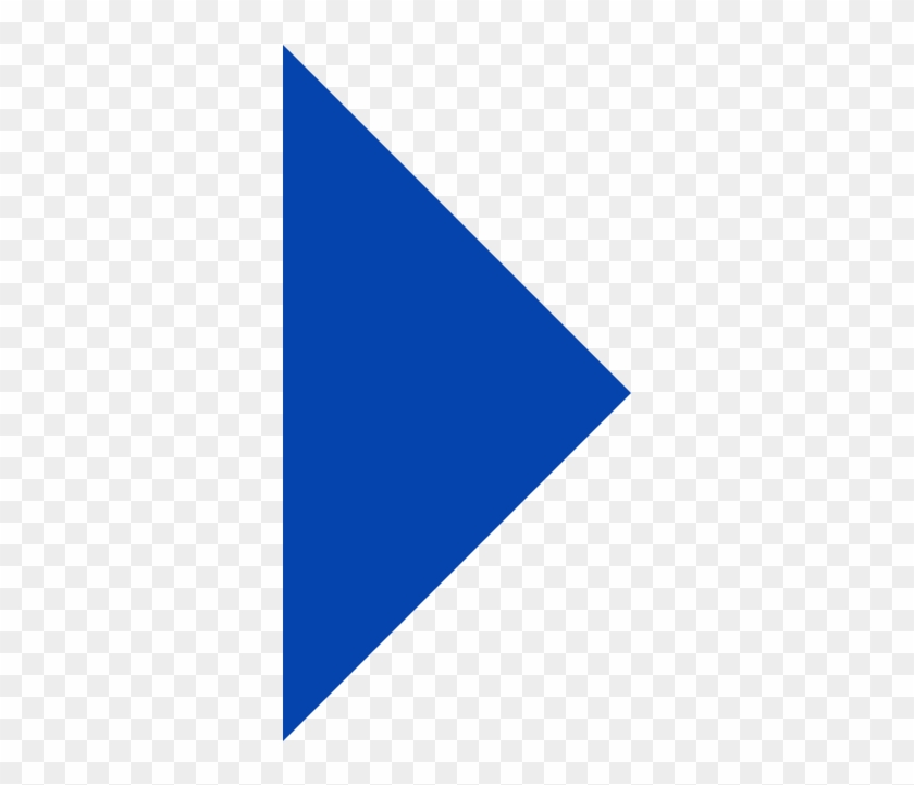 Vector Right Arrow Link - Small Blue Arrow Icon Clipart