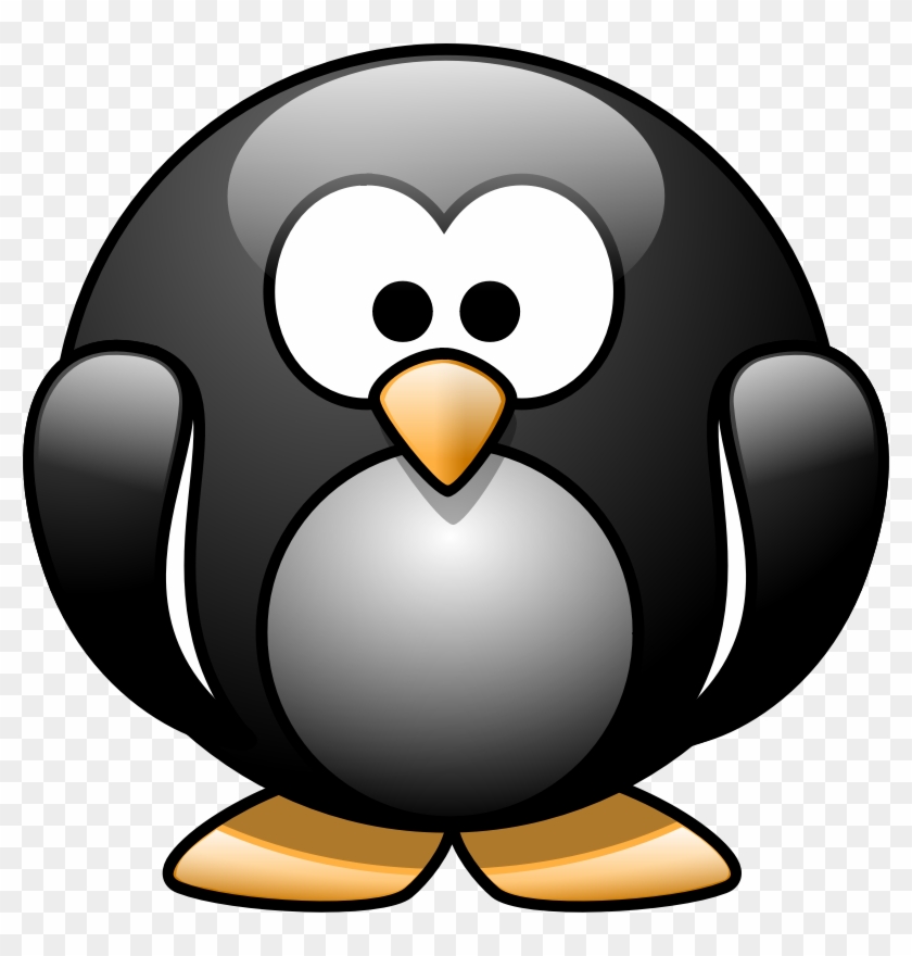 How To Set Use Cartoon Penguin Svg Vector Clipart #525904