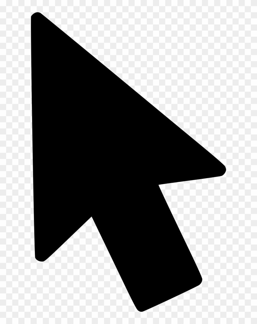 638 X 980 14 - Black Mouse Cursor Png Clipart