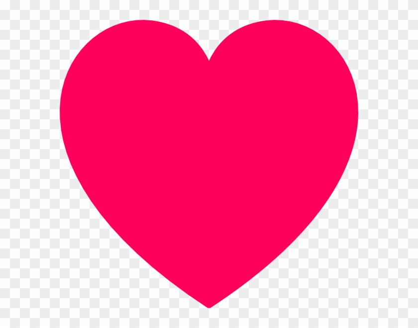 Pink Heart Icon Png Transparent - Heart Clipart