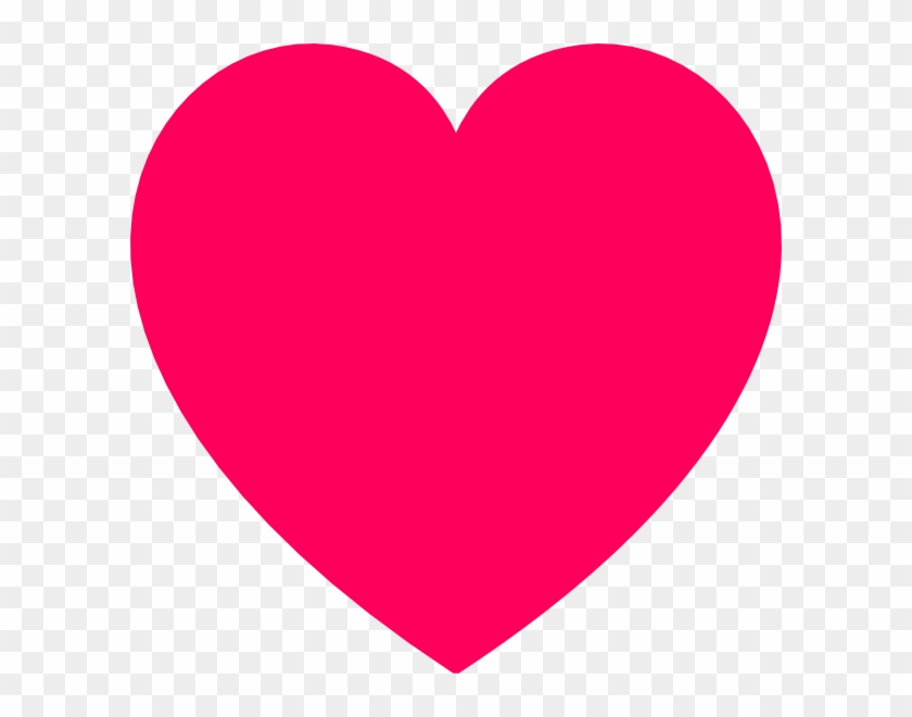 Pink Heart Icon Png Transparent - Heart Clipart
