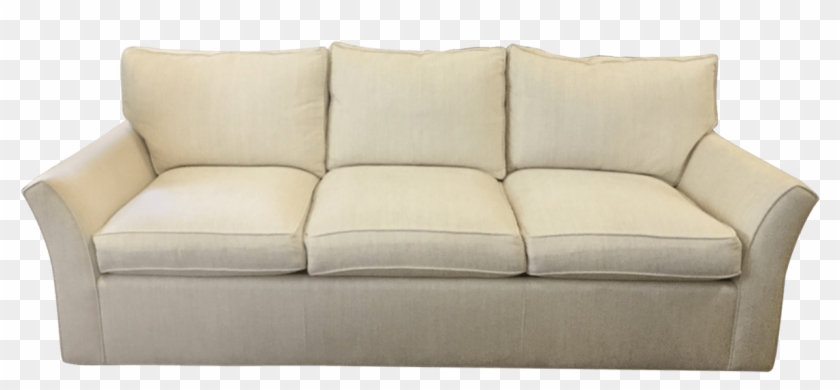 Cream Chenille Sofa Chenille Fabric Contemporary Living - Studio Couch Clipart #526021