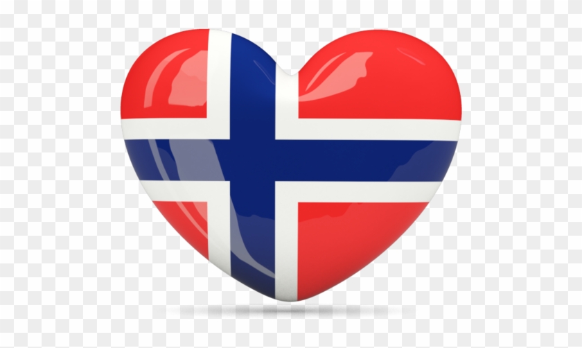 Norway In A Heart Clipart #526099