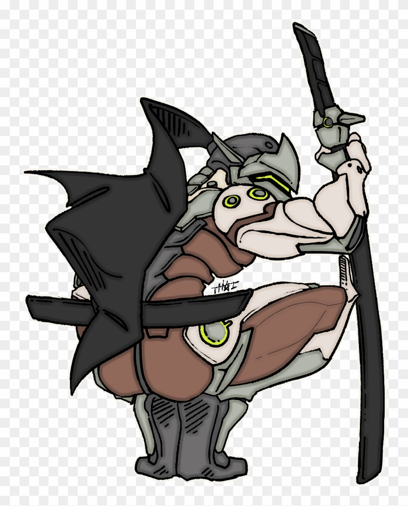 Have Some Genji Booty - Genji Butt Gif Clipart #526302