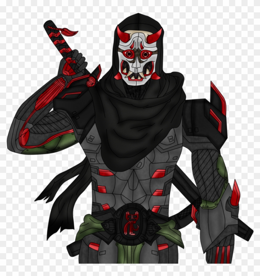 Oni Genji Png - Overwatch Genji Oni Png Clipart #526321
