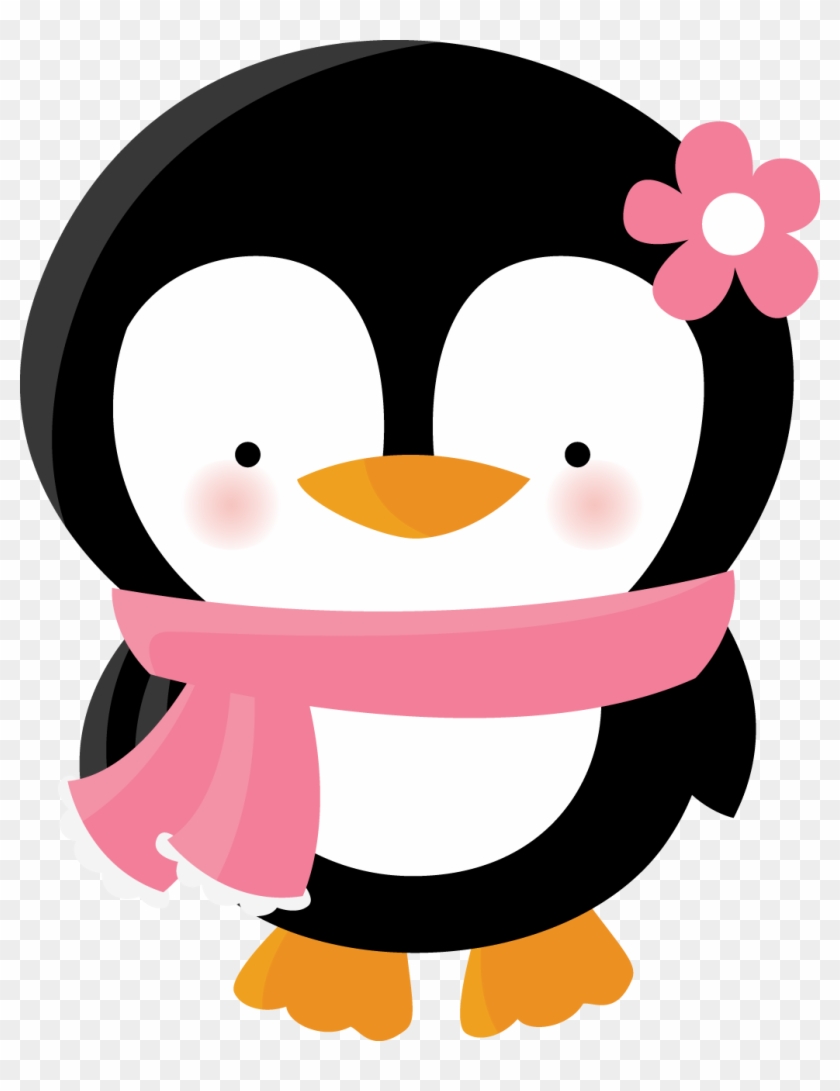 Penguin Clipart - Girl Penguin Clipart - Png Download