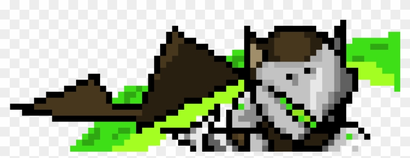 Genji Head Pixel - Pixel Art Overwatch Clipart #526448