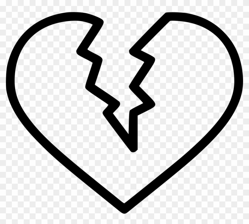 Image Library Download Break Up Valentines Day Svg - Broken Heart Icon Png Clipart #526498