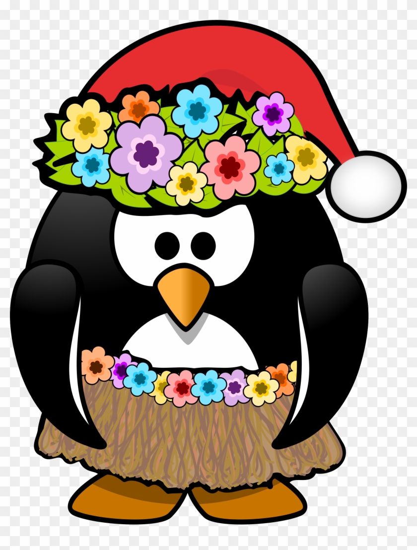 This Free Icons Png Design Of Christmas In July Penguin Clipart