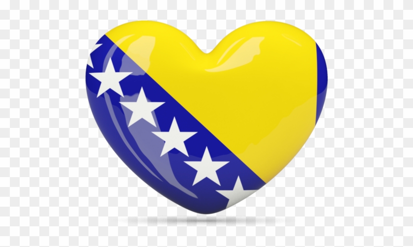 Bosnia And Herzegovina Heart Clipart #526561