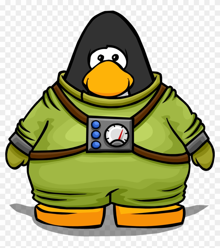 Divers Suit From A Player Card - Club Penguin With Scarf Clipart #526625