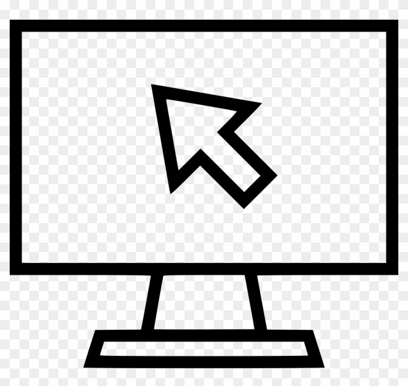 Computer Arrow Icon Png - Pc Click Icon Png Clipart #526685