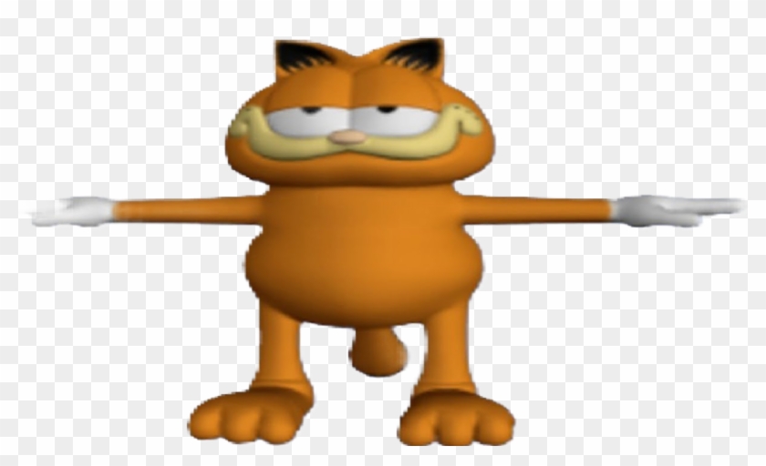 Garfield Discord Emoji - T Pose Cat Clipart #526770