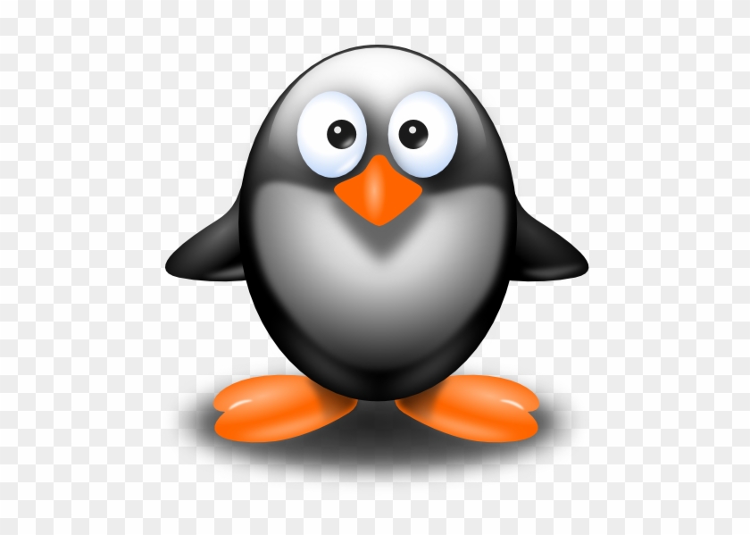 Little Digital Penguin Svg Clip Arts 522 X 594 Px - Png Download #526962
