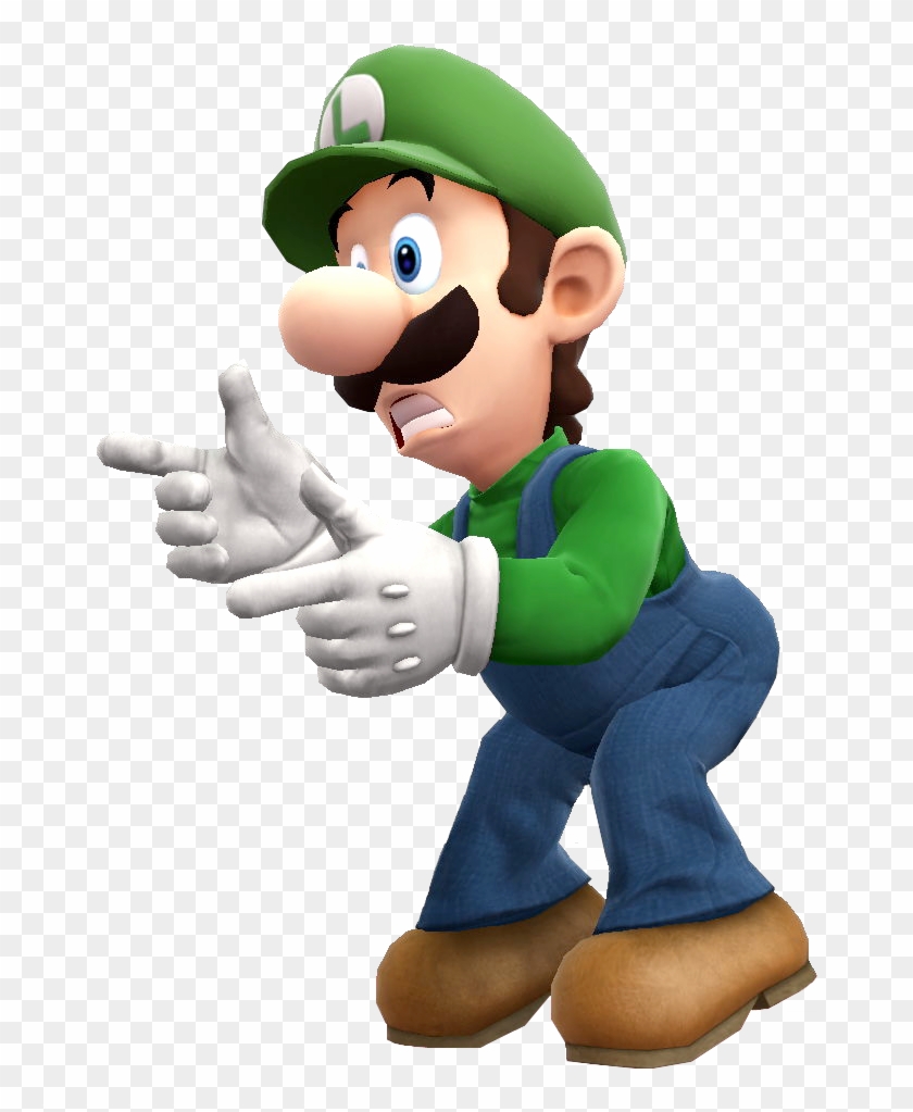 Luigi Transparent Cartoon - Luigi Scared Clipart #526998