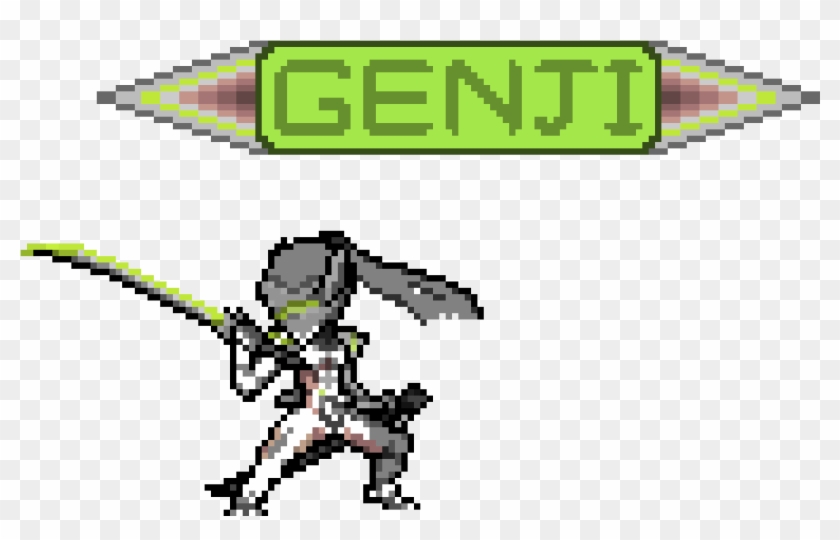 Overwatch Genji - Cartoon Clipart #527021